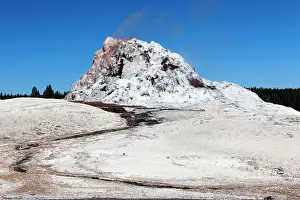 Geysers: White Dome Geyser Firehole Lake Drive - Yellowstone