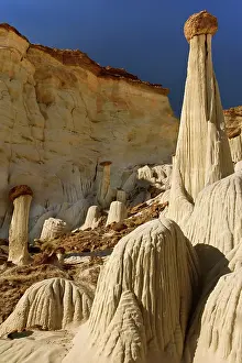 Creating: White Ghosts - the Wahweap Hoodoos are white pedestral