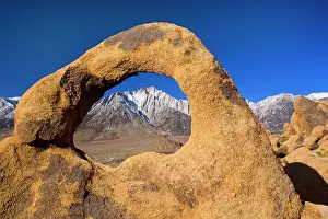Whitney: Whitney Portal Arch - Lone Pine, one of the snow-capped