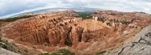 Attractive: Wide angle of a Bryce canyon national park, Utah, USA