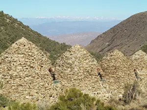 Charcoal: The Wildrose charcoal kilns in the Panamint Mountains
