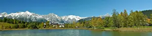 Seefeld: Wildsee near Seefeld, autumn, Seefeld, alps, Karwendel