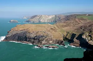 Tintagel: Willapark and the North Cornish coast - from Tintagel