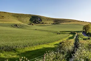 Sussex: Wilmington Long Man - East Sussex - UK