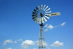 Pump: Wind wheel - typical wind wheel used in Australia's