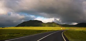 Freeway: Winding road, Vik, Iceland