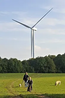 Bicycles: Windmill on Lomont massif Doubs France