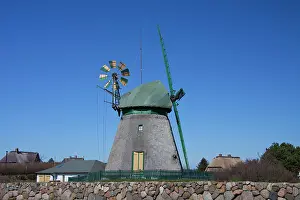 Windmill: Windmill at the village of Nebel - island Amrum