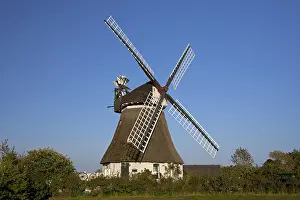 Wind: Windmill in Wrixum on the island of Fnhr, Northern