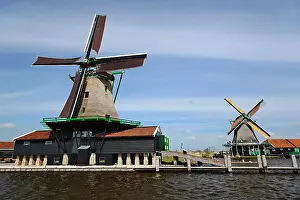 Schans: Windmill, Zaanse Schans, Holland, Netherlands