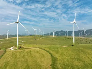 Clean: Windmills on a wind farm near Zahara de los Atunes