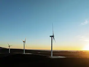 Energy: Windmills on a wind farm near Zahara de los Atunes