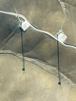Energy: Windmills on a wind farm near Zahara de los Atunes