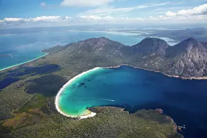 Tasmania: Wineglass Bay, and The Hazards, Freycinet