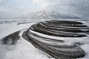 Peter Mather: Winter Snow Storm Kluane National Park Yukon, Canada