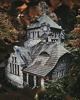 Saxon: Witch's House in Autumn, Old Gasworks, Herrnskretsche