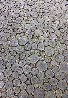 Bucharest: Wood pattern, Romania