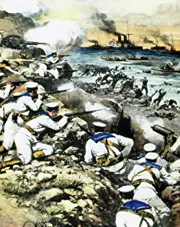 Smoke: World War I (1914-1918). Austrian troops