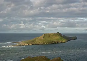 Gower: Worms Head, Rhossili, Gower Peninsula. Limestone