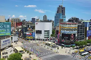 Crossing: Ximen MRT Station, Ximending, Taipei, Taiwan