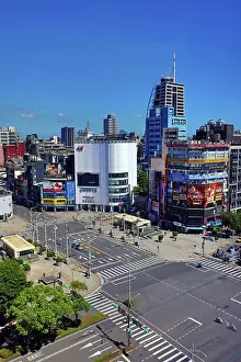 Crossing: Ximen MRT Station, Ximending, Taipei, Taiwan