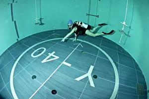 Measuring: Y-40, the world's deepest pool, measuring 21 X 18m