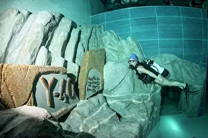 Measuring: Y-40, the world's deepest pool, measuring 21 X 18m