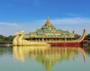Gastronomy: Yangon icon landmark and tourist attraction Kara