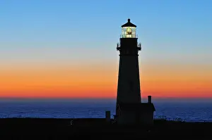 Backdrop: Yaquina Head Lighthouse, tallest lighthouse in Oregon