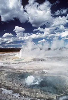 Geyser: Yellowstone National Park - Geyser
