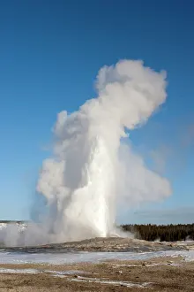 Lamar: Yellowstone National Park - Old Faithful - geyser