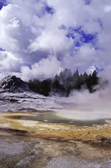 Spouting: Yellowstone's Castle Geyser
