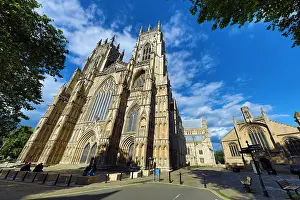 Minster: York Minster Cathedral in York, Yorkshire, England