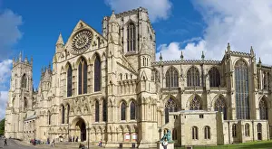 Ages: York Minster south face, York, Yorkshire, England