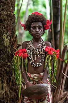 Tribal: Young Girl wearing traditional dress