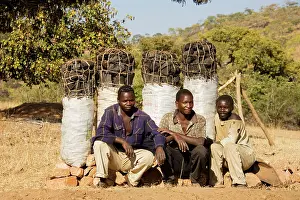 Sold: Zambia - Charcoal is sold in abundance on Zambia's
