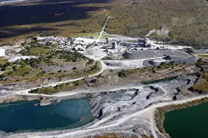 Commerical: Zambia - Copperbelt. Factory processing copper ore