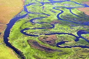 Bangweuleu: Zambia - Flight over Bangweuleu marshes