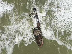 Ship: The Zeila shipwreck at the Skeleton Coast