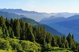 Rofan: Zillertal with Inn Valley, view from Zillertaler