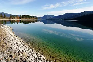 Lakesides: Zwergern peninsula, lake Walchensee or Lake Walchen